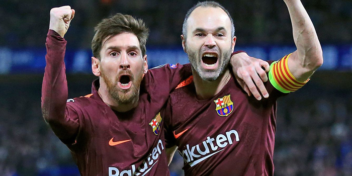 Messi and Iniesta