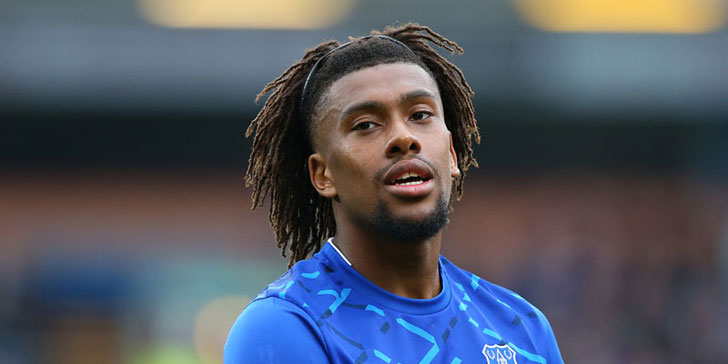 Alex Iwobi of Everton