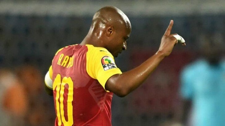 Andre Ayew in action for Ghana