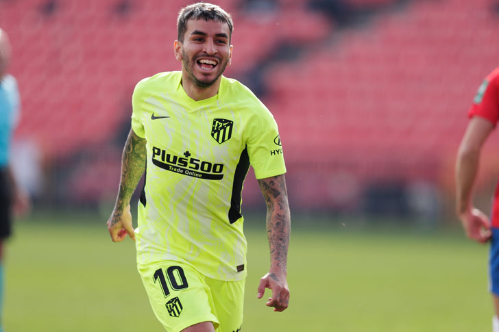 Atletico Madrid forward Angel Correa Atletico Madrid forward Angel Correa