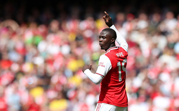 Arsenal winger Nicolas Pepe