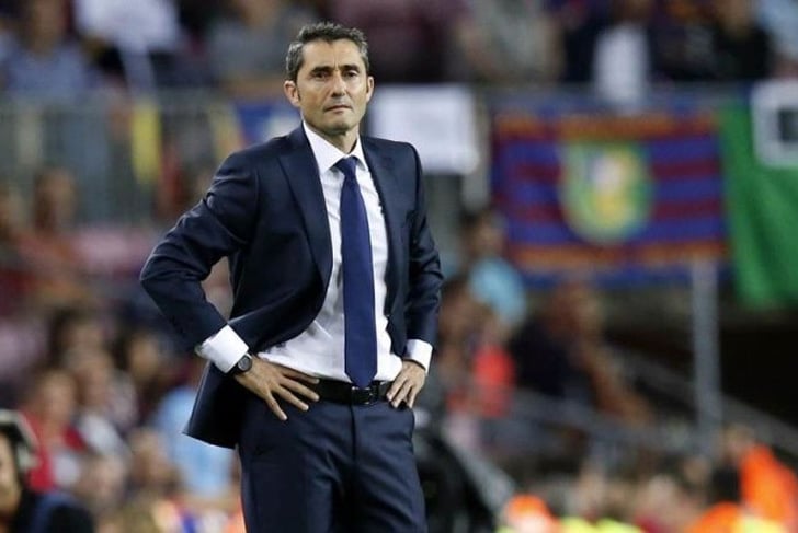 Barcelona manager Ernesto Valverde