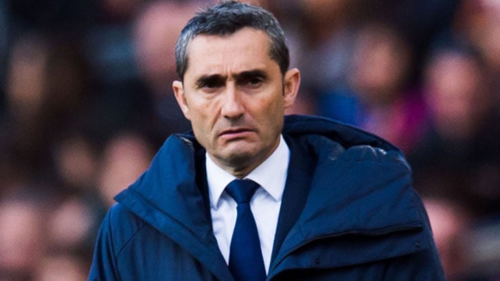 Barcelona manager Ernesto Valverde