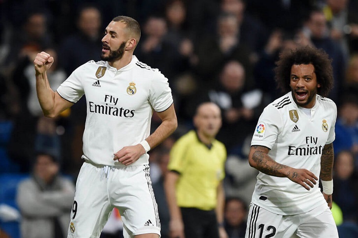 La Liga Matchday 19 Preview Karim Benzema in action for Real Madrid
