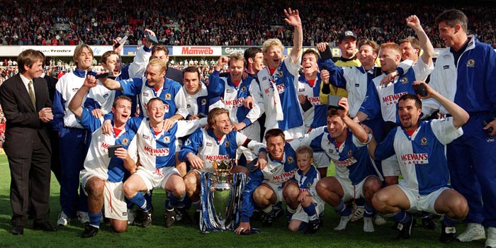 Blackburn Rovers – winners of the 94/95 season
