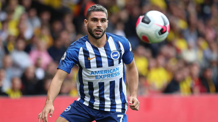 Brighton player Neal Maupay