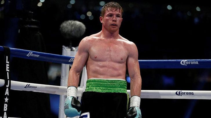 Canelo Alvarez in the ring