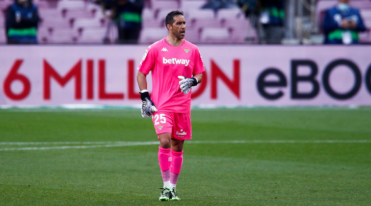 Claudio Bravo of Betis Claudio Bravo of Betis