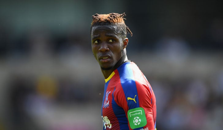 Crystal Palace forward Wilfried Zaha