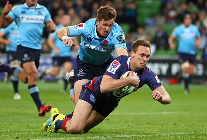 Dane Haylett-Petty in action for Rebels.