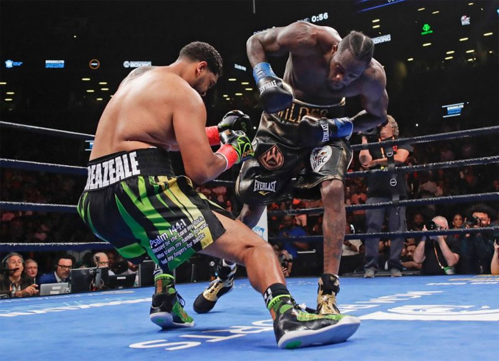 Deontay Wilder knocks out Dominic Breazeale