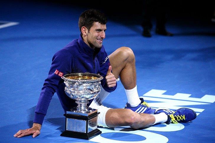 Novak Djokovic has won the Australian Open half a dozen times.