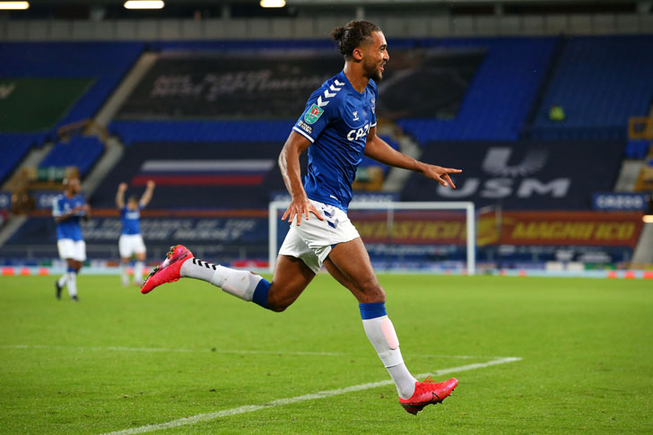 Everton striker Dominic Calvert-Lewin