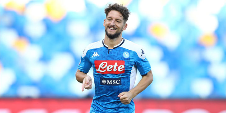 Dries Mertens of Napoli Dries Mertens of Napoli