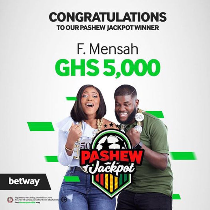 Ghana jackpot winner