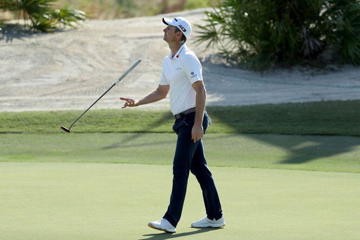 Justin Rose in action.