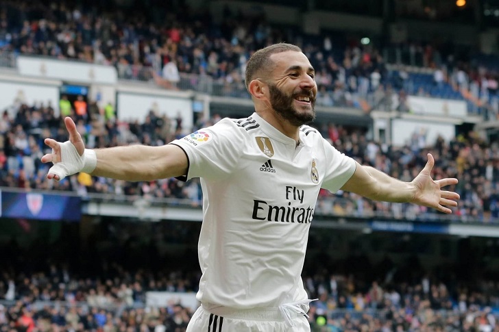 Karim Benzema in action for Real Madrid