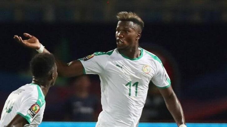 Keita Balde Diao in action for Senegal