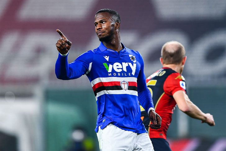 Keita Balde of Sampdoria Keita Balde of Sampdoria