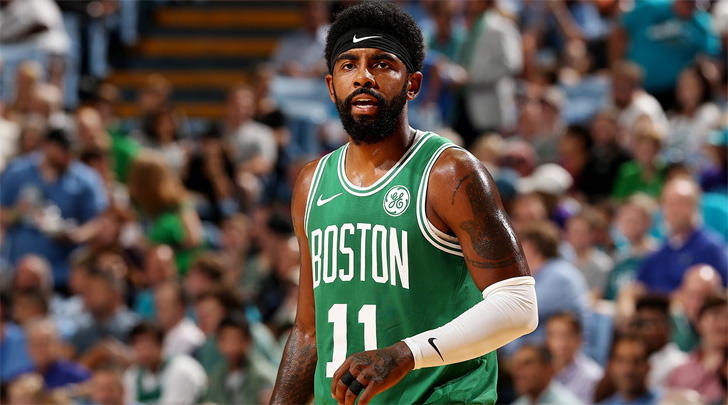 Kyrie Irving action for Boston Celtics.