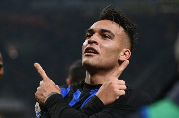 Lautaro Martinez in action for Inter Milan