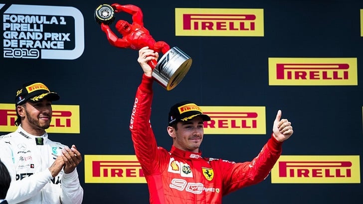 Leclerc has registered back-to-back podium finishes.