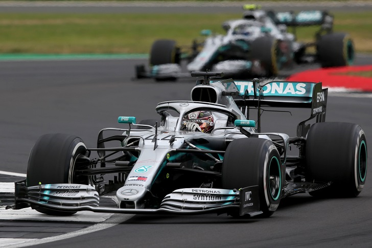 Lewis Hamilton of Mercedes.