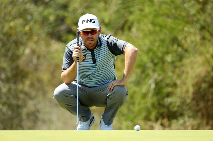 Louis Oosthuizen in action