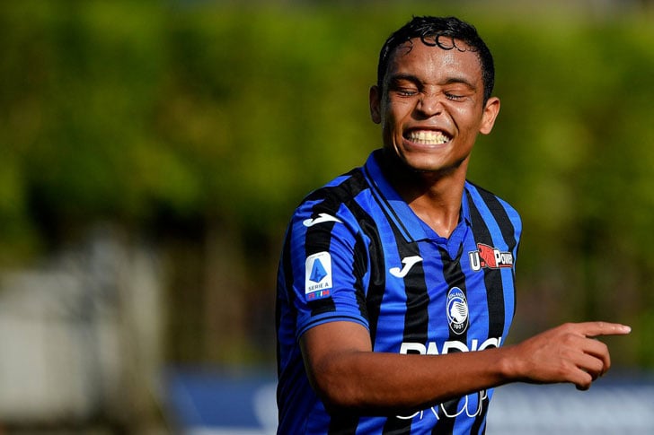 Luis Muriel in action for Atalanta