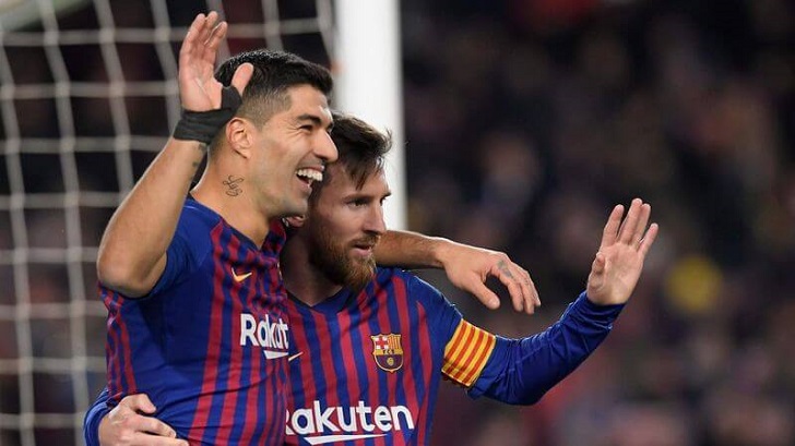 Luis Suarez in action for Barcelona. Luis Suarez in action for Barcelona.