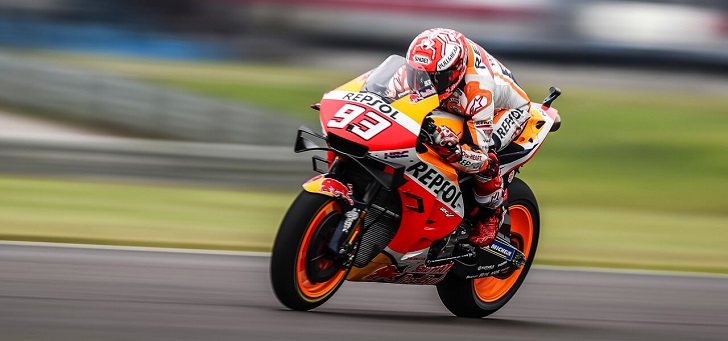 Championship leader and Honda rider Marc Marquez.