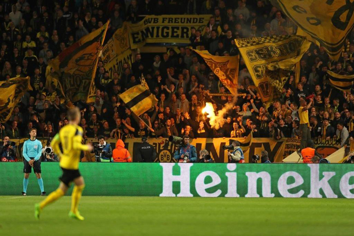 Marco Reus in action for Borussia Dortmund