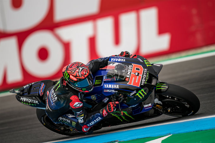 Monster Energy Yamaha rider Fabio Quartararo