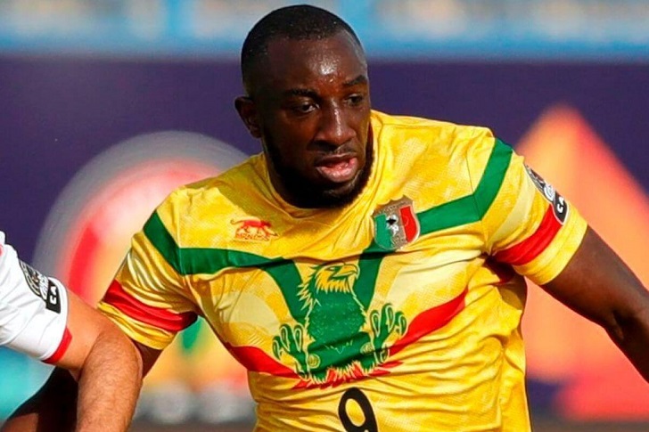 Moussa Marega in action for Mali.
