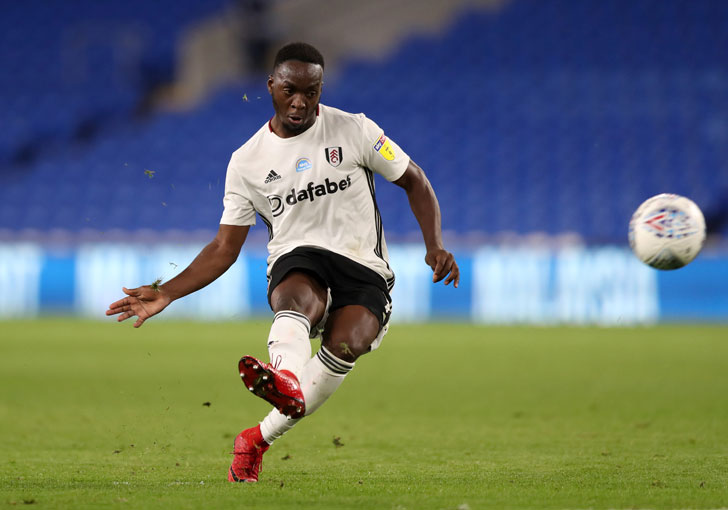 Neeskens Kebano of Fulham Neeskens Kebano of Fulham