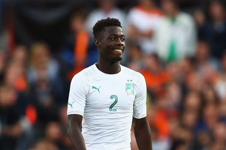 Nicolas Pepe in action for Ivory Coast