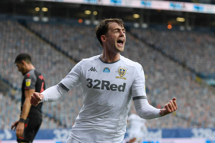 Leeds United forward Patrick Bamford