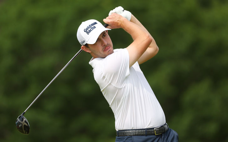 Patrick Cantlay in action