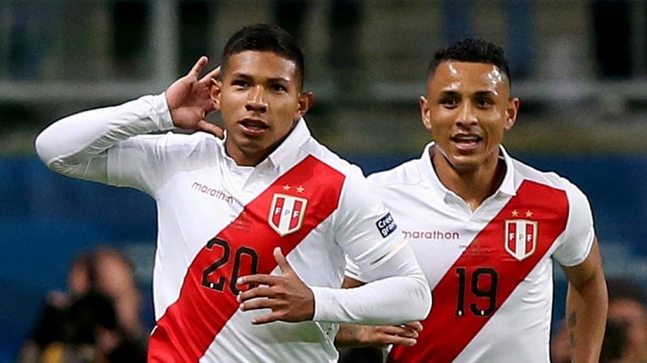 Peru winger Edison Flores