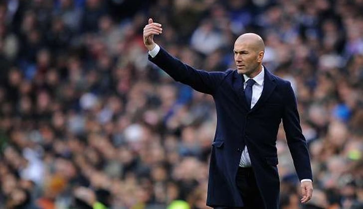 Real Madrid manager Zinedine Zidane