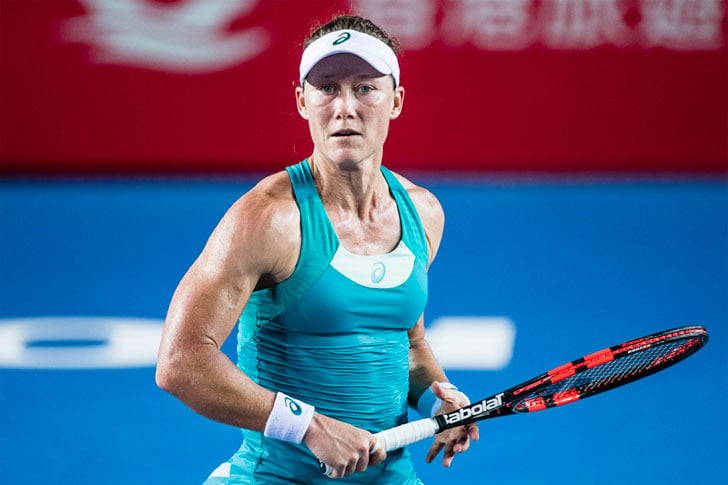 Sam Stosur in action