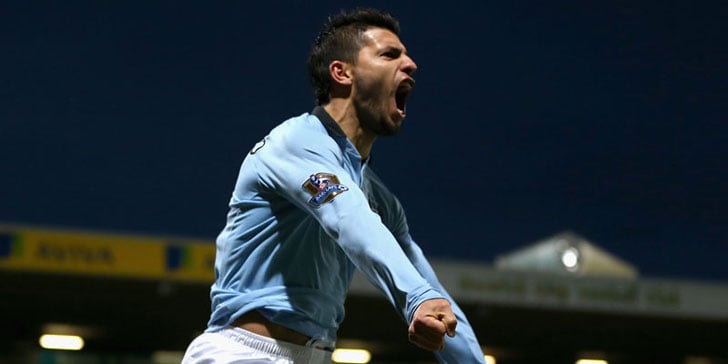 Sergio Aguero of City Sergio Aguero of City