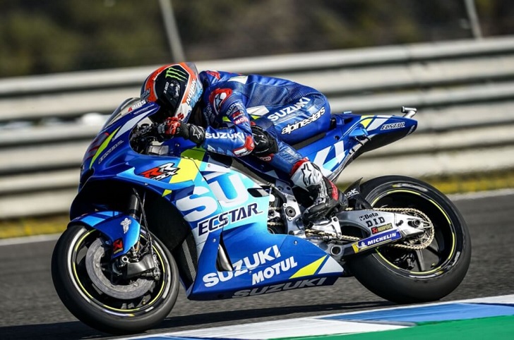 Suzuki rider Alex Rins