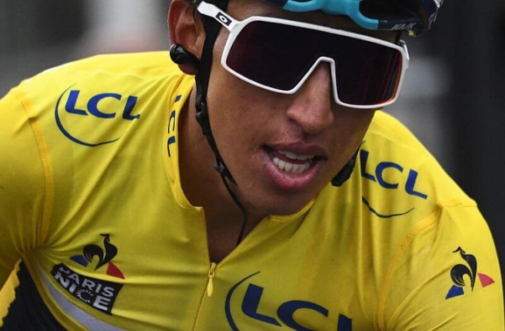 Team Ineos co-leader Egan Bernal.