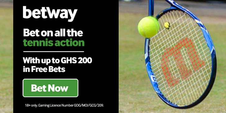 Bet on tennis online at Betway