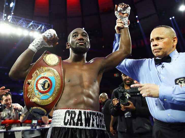 Terence Crawford in the ring