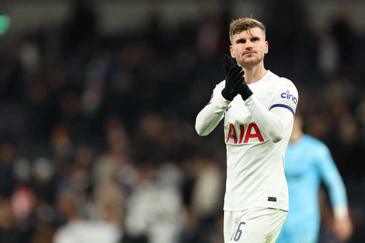 Timo Werner of Tottenham