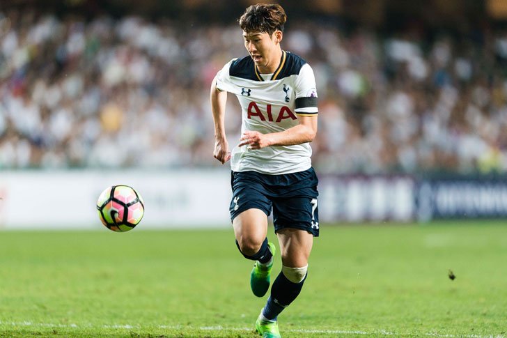 Spurs forward Heung-min Son