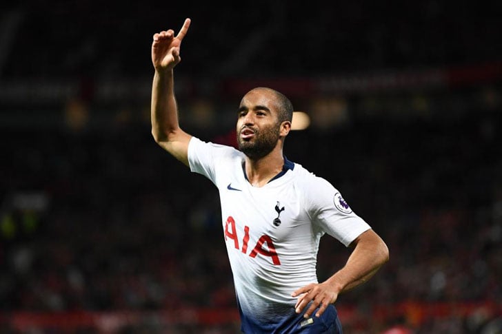 Tottenham forward Lucas Moura