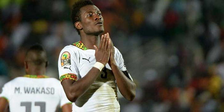 Ghanaian striker, Asamoah Gyan